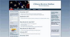 Desktop Screenshot of citizenreviewonline.org